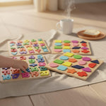 Load image into Gallery viewer, Chocozone Wooden Learning Educational Game Board for Kids, Puzzle Toys for 2 Years Old Boys & Girls (Alphabets, Numbers & Shapes)