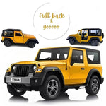 Load image into Gallery viewer, GRAPHENE 1:32 Scale DieCast Metal Pull-Back Action Openable Doors 4x4 Thar/Jeep Premium Car Toy with Lights and Music for Kids Realistic Miniature Model Gift 2+yrs Girls Boys Available