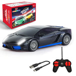 Load image into Gallery viewer, Wembley Rechargeable High-Speed RC Car for Kids (Black/Blue), 5+ Years