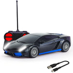 Load image into Gallery viewer, Wembley Rechargeable High-Speed RC Car for Kids (Black/Blue), 5+ Years