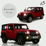 Load image into Gallery viewer, GRAPHENE 1:32 Scale DieCast Metal Pull-Back Action Openable Doors 4x4 Thar/Jeep Premium Car Toy with Lights and Music for Kids Realistic Miniature Model Gift 2+yrs Girls Boys Available