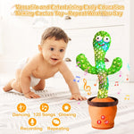 Load image into Gallery viewer, Storio Rechargeable Talking Cactus Toy: Dances, Sings, Repeats Speech, Educational.