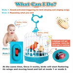 Load image into Gallery viewer, Talking Bird Toy for Kids | Repeats What You Say | Singing, Speaking, and Dancing Bird Toy| Funny Education Toys for Children Playing at Home - Blue