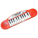 Load image into Gallery viewer, Gooyo GY3716 Battery Operated Multi-Functional Portable Organ/Piano/Keyboard Musical Toy for Kids/Babies/Girls/Boys/Gifts | Red Color, Power Source: 2xAA Battery (Not Included)
