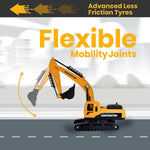 Load image into Gallery viewer, PRIME DEALS Crane Excavator Construction Toy Vehicle for Kids- Yellow (Excavator Model 1)