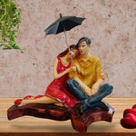 Load image into Gallery viewer, Couple Statue Showpiece Love Couple Murti Statue Sculpture Best for Valentine Gift or Wedding Gift Romantic Love Couple Glass Showpiece for Gift Husband Wife Girlfriend Boyfriend Girls Boys