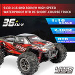 Load image into Gallery viewer, 1:16 2.4Ghz 4WD OffRoad Radio Control Electric Monster Truck RC Car Toy RTR 9130