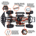 Load image into Gallery viewer, REMO Hobby Rock Crawler 1/10 4WD RC Monster Truck Off-Road Brushed RC Car 1093ST