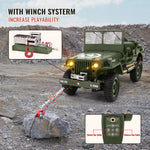 Load image into Gallery viewer, Remote Control RC Car 1/10 Off Road RC Truck Crawler Military Vehicle Hobby Toys