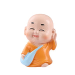 Load image into Gallery viewer, Cute Mini Buddha Statue Monk Resin Handicraft Figurine Ornament Home Decor Funny