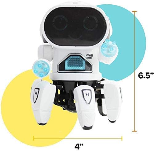 VGRASSP Bot Robot Pioneer Colorful Lights and Music All Direction Movement Dancing Robot Toys for Boys and Girls (Color as per Stock Availability)