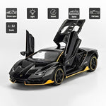 Load image into Gallery viewer, Sky Tech® Lamborghini Car Toy Die-cast Metal Car Model Car Pull Back car Super car with Openable Doors with Sound and Light for Birthdays Gift Party Decorations Great for Kids Boys Girls ‎1:32 Scale
