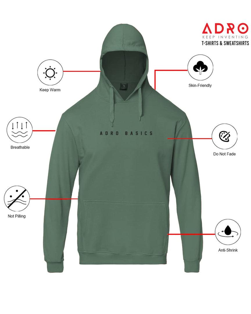 ADRO Men's Fleece Attack On Titan Hooded Printed Hoodies