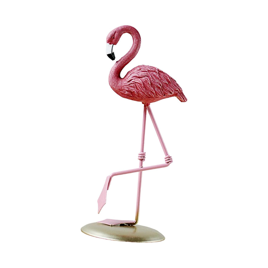 BNF® Flamingo Statue Figure Ornament Resin Figurines for Living Room Cafe Wedding Lift Foot|Home & Garden | Home Decor| Figurines|1 Flamingo Statue
