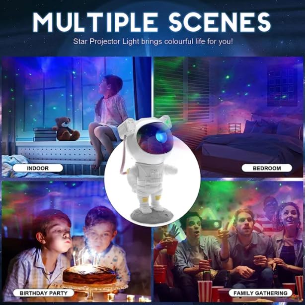 Toy Imagine Astronaut Light Lamp for Boys 7-14 Years – Galaxy Projector Night Light for Kids Room Decor, Interactive Space Toy & Cool LED Room Lighting Gift for Boys & Girls