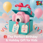 Load image into Gallery viewer, TOYTONIC Mini HD Digital Camera for Kids – Photo &amp; Video Camera Toy with 2-Inch Screen | Rechargeable, Classy Colours, Best Birthday Gift | Kids Camera for Boys &amp; Girls Age 5–15