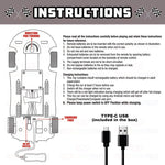 Load image into Gallery viewer, Wembley High Speed Rechargeable Remote Control RC Car for Kids with Openable Doors LED Lights Super Sports Racing Car Toy | Birthday Gift for Boys – Red