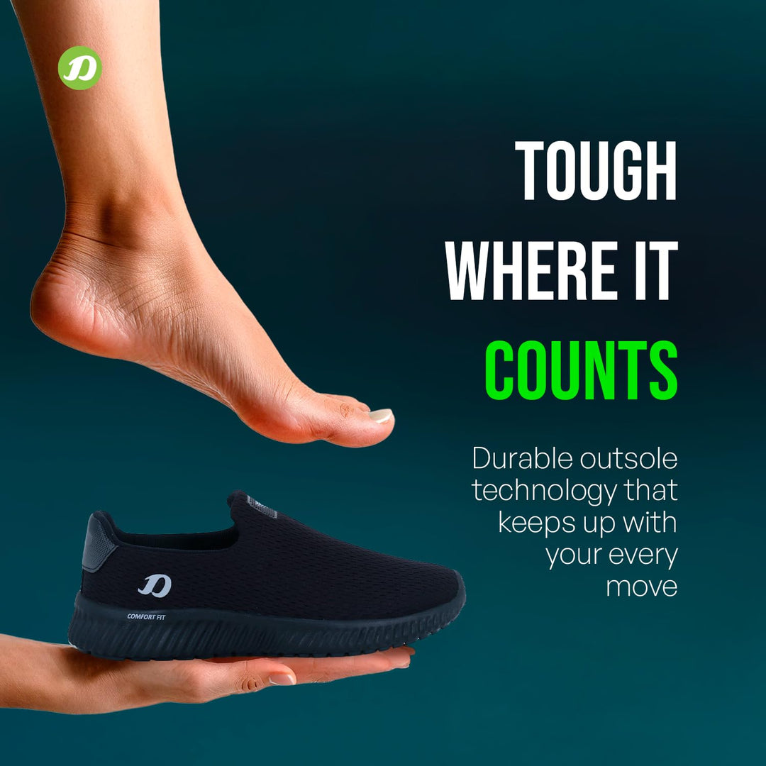 DOCTOR EXTRA SOFT Men's Sports Shoes with Memory Foam Cushioned Insole|Running Walking Gym Training Jogging Athletics|Comfortable & Stylish|Casual & Lightweight|Slipon Sneaker Gent's & Boy's ART-2008