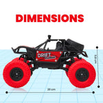 Load image into Gallery viewer, Gooyo GY-45 Rechargeable Remote Control Rock Crawler Car with Smoke | Monster Truck with Spray for Kids | RC Car 4x4 Off-Road Big Car Toy | High Speed | Red Color | in-Built Battery | Gift Box Pack