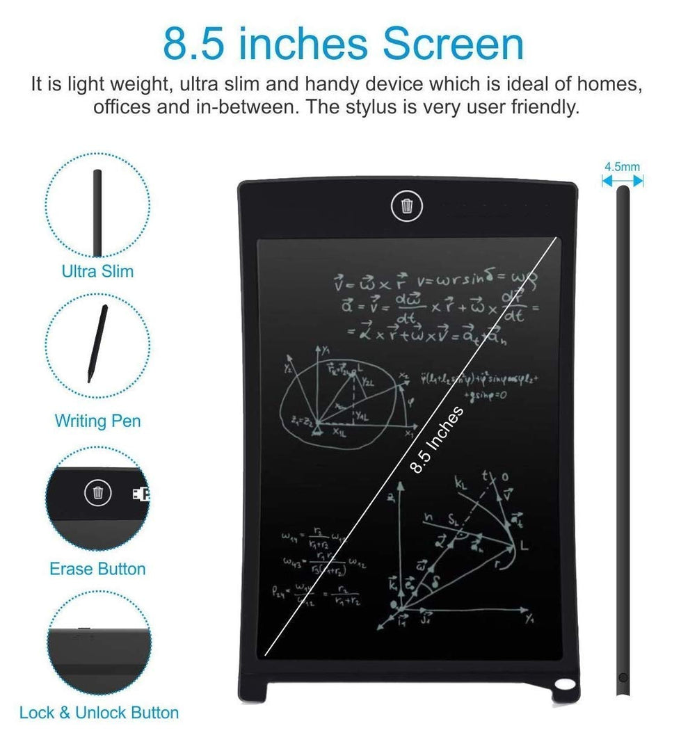 Storio Kids' 8.5" LCD Writing Tablet - Perfect Birthday Gift for Girls & Boys