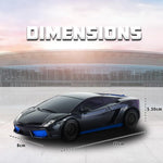 Load image into Gallery viewer, Wembley Rechargeable High-Speed RC Car for Kids (Black/Blue), 5+ Years