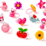 Load image into Gallery viewer, SUPER TOY Adjustable Finger Ring for Girls - 36 Pcs