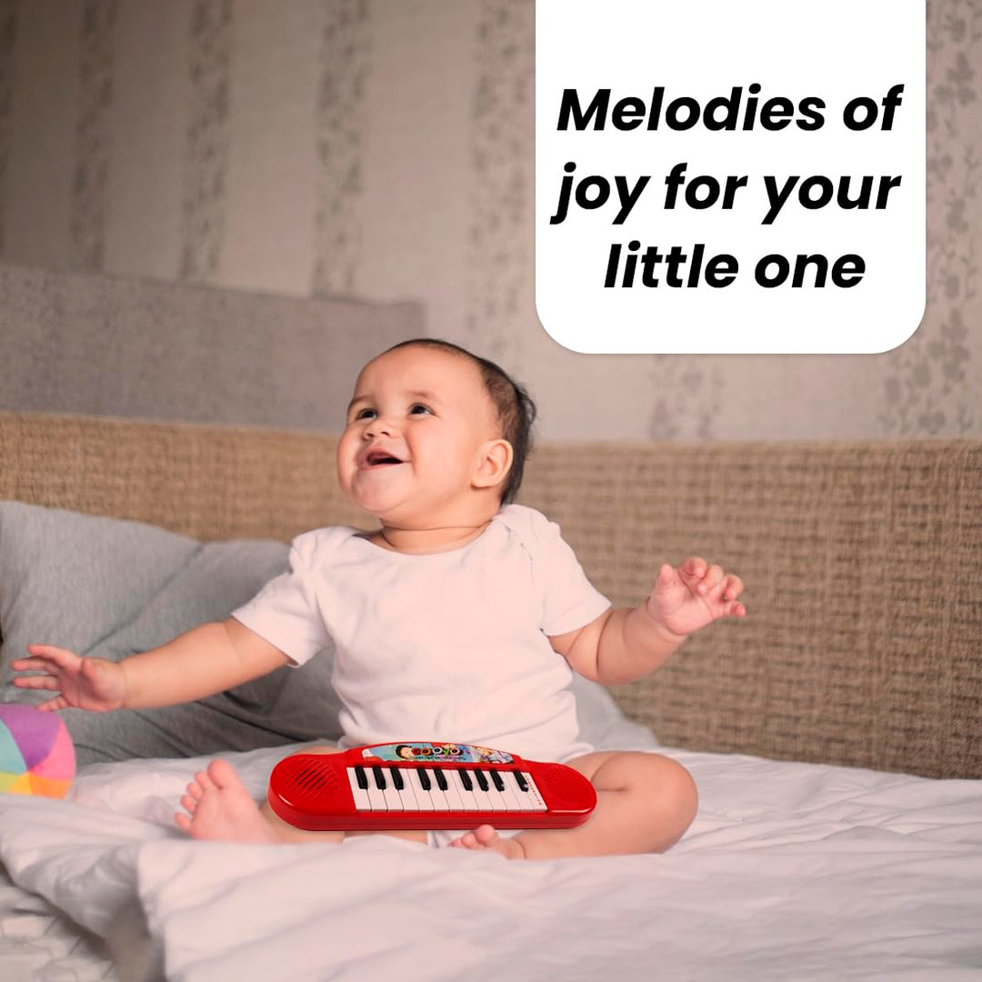 Gooyo GY3716 Battery Operated Multi-Functional Portable Organ/Piano/Keyboard Musical Toy for Kids/Babies/Girls/Boys/Gifts | Red Color, Power Source: 2xAA Battery (Not Included)