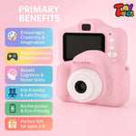 Load image into Gallery viewer, TOYTONIC Mini HD Digital Camera for Kids – Photo &amp; Video Camera Toy with 2-Inch Screen | Rechargeable, Classy Colours, Best Birthday Gift | Kids Camera for Boys &amp; Girls Age 5–15