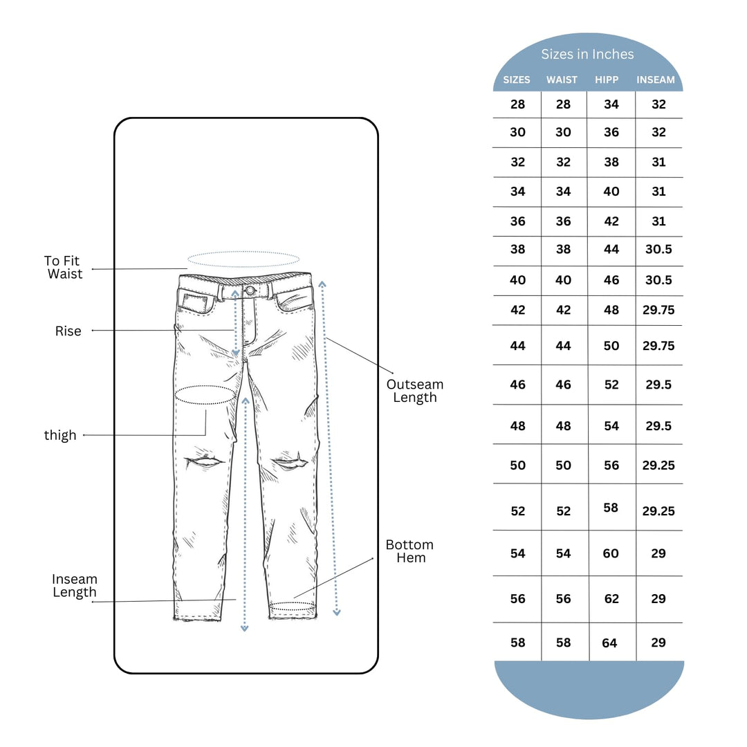 JOHN PRIDE Plus Size Men's Stretchable Mid-Rise Comfort Fit Clean Look Cotton Jeans for Men