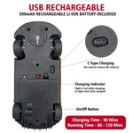 Load image into Gallery viewer, Wembley Rechargeable High-Speed RC Car for Kids (Black/Blue), 5+ Years