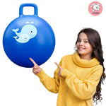 Load image into Gallery viewer, Storio Sit And Bounce Rubber Hop Ball Jumping&amp;Bouncing Ball For Boys Girls Toys|Indoor&amp;Outdoor|Best Gift Balls For Kids -Big(Size 56Cm / 22 Inch,Multicolour)