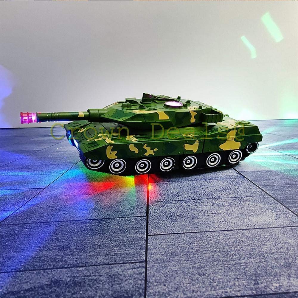 Galaxy Hi-Tech® Deformation Combat Electronic Robot Car Tank Deformation Robot Toy with Light, Music and Bump Function Tank Robot Toys for Boys/Toddler/Kids