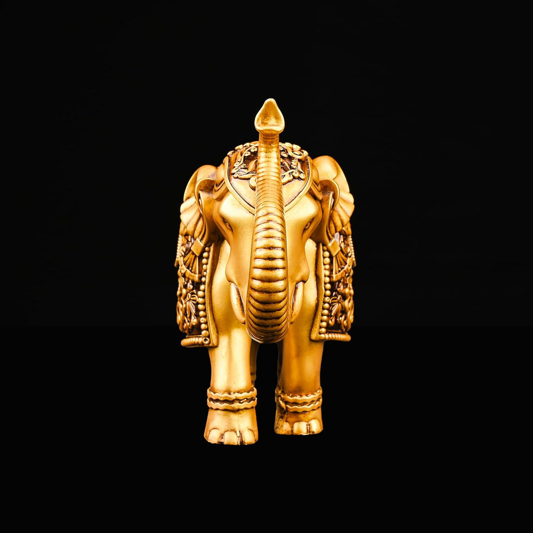 Elephant Family Statue - Antique Showpiece for Home/Office Decor & Gifting