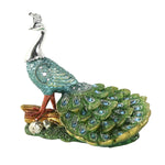 Load image into Gallery viewer, bnf® Peacock Ornament Crafts Statuette Figurines for Bookcases Bedroom Christmas