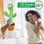 Load image into Gallery viewer, Storio Rechargeable Talking Cactus Toy: Dances, Sings, Repeats Speech, Educational.