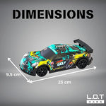 Load image into Gallery viewer, Night Wolf Remote Control Car | 20Kmph, 2.4Ghz | Rc Drifting Car, Rc Car, Drift Car Remote Control, Flexible PVC Shell, Long Range Remote with Multi LED Lights (Green)