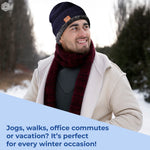 Load image into Gallery viewer, Boldfit Woolen Winter Cap for Women &amp; Men in Winter for Thermal Wear Stylish Soft Caps for Boys &amp; Girls for Warm Wear Head hat Garam Topaa cap's Breathable Lightweight Windproof with hand gloves