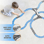 Load image into Gallery viewer, Mirana Vande Bharat Bullet Train Toy Set for Kids - Multiple Railway Track Layout, AAA Battery Operated, Fun Gift for Boys &amp; Girls 1+ Years, Made in India (Basic - 43 pcs)