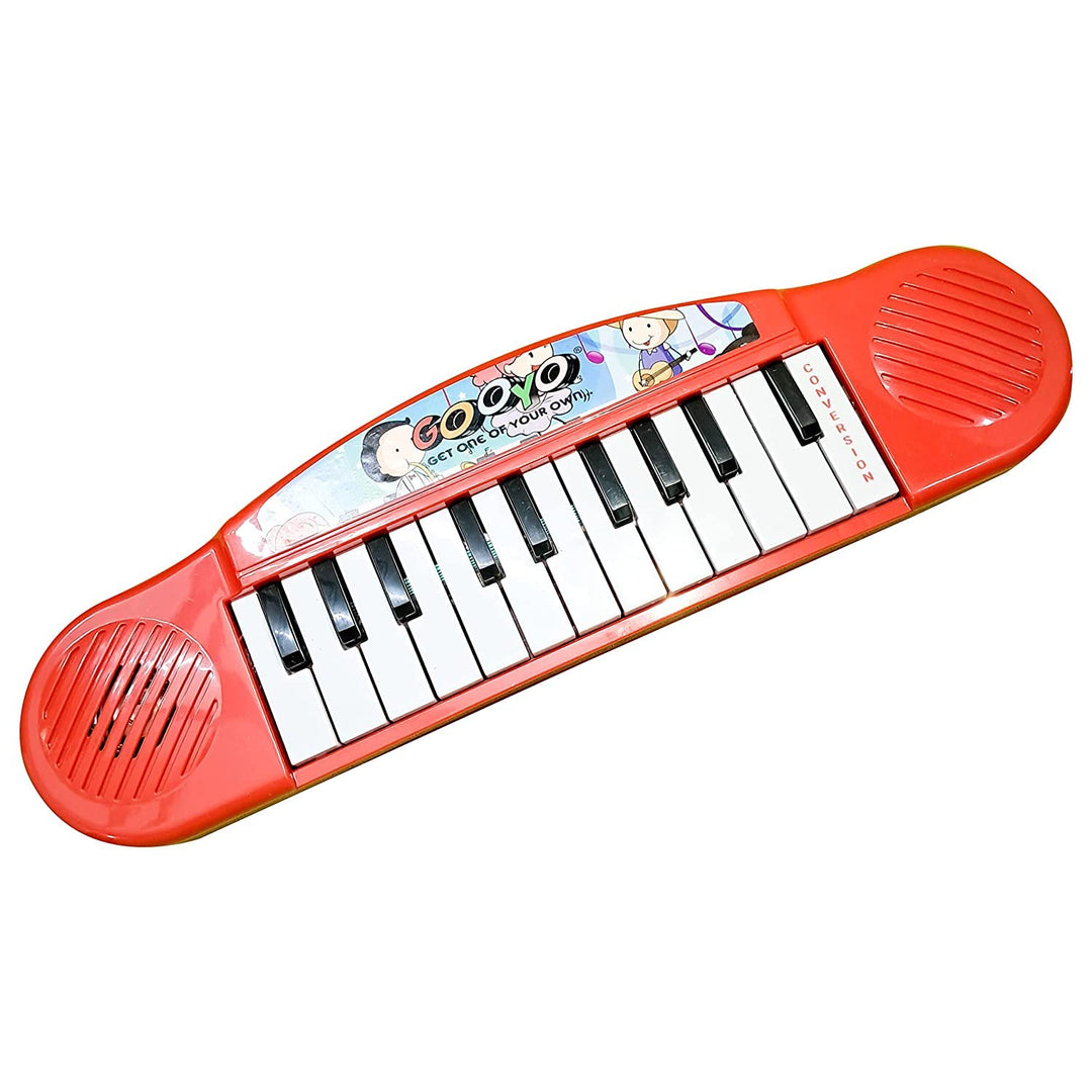 Gooyo GY3716 Battery Operated Multi-Functional Portable Organ/Piano/Keyboard Musical Toy for Kids/Babies/Girls/Boys/Gifts | Red Color, Power Source: 2xAA Battery (Not Included)