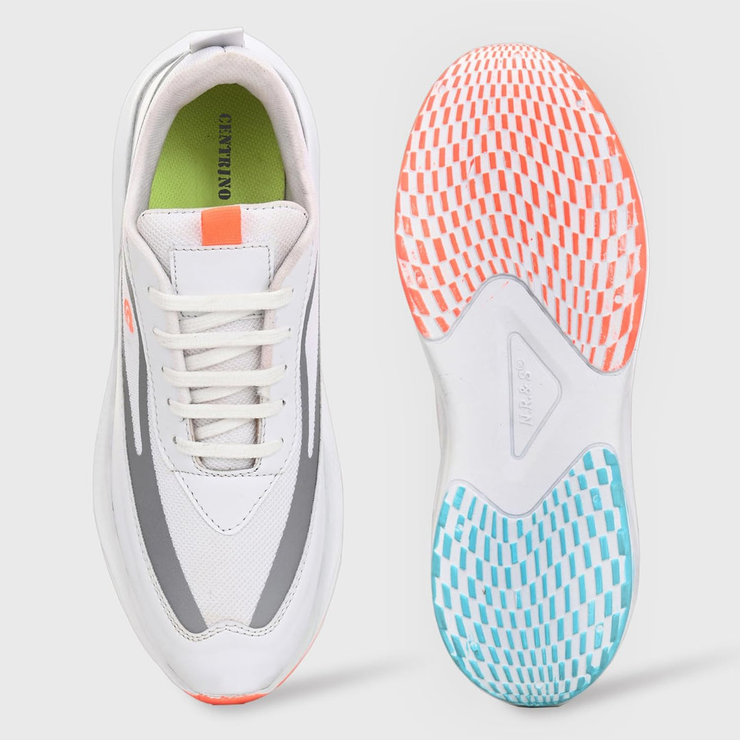 Centrino Casual Shoe for Men | Cushioned Insole | Stylish Shoe |Sporty Lace-Up Design| Sneakers for Boys & Men (6832)