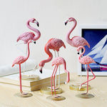 Load image into Gallery viewer, BNF® Flamingo Statue Figure Ornament Resin Figurines for Living Room Cafe Wedding Lift Foot|Home &amp; Garden | Home Decor| Figurines|1 Flamingo Statue