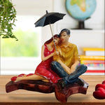 Load image into Gallery viewer, Couple Statue Showpiece Love Couple Murti Statue Sculpture Best for Valentine Gift or Wedding Gift Romantic Love Couple Glass Showpiece for Gift Husband Wife Girlfriend Boyfriend Girls Boys