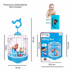 Load image into Gallery viewer, Talking Bird Toy for Kids | Repeats What You Say | Singing, Speaking, and Dancing Bird Toy| Funny Education Toys for Children Playing at Home - Blue