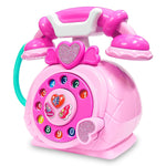 Load image into Gallery viewer, VGRASSP Classic Dial Receiver Simulation Telephone Toy for Kids - Rotating Number Dial with Calling Sound Effect - Storytelling Toy Phone Accompanied with Lights - Color As Per Stock