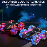 Load image into Gallery viewer, GRAPHENE 4x4 RC Remote Control Car Toy for Kids Boys Adults Stunt Drift Car Hand Sensor Gesture Control 360° Spin 4WD High Speed Spray Mist Crawler Rotating Off Road Smoke Racing Car for 5+ Years