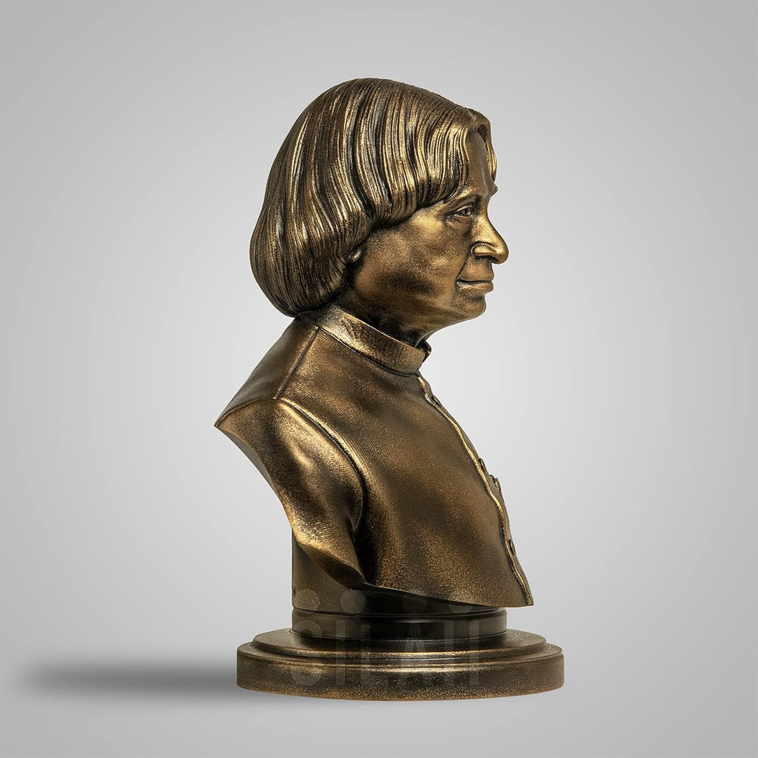 Dr. A.P.J. Abdul Kalam 8" Bronze Sculpture by SILAII