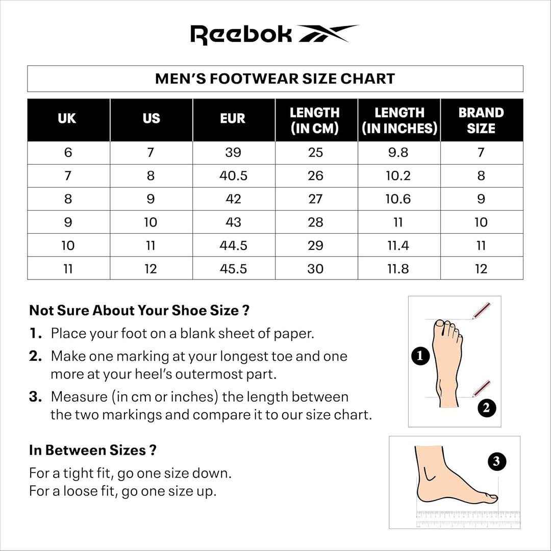 Reebok Men's Running Shoes - Stride Runner - Lightweight Training Shoes for Gym, Running and Fitness