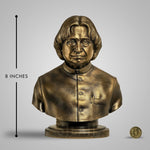 Load image into Gallery viewer, Dr. A.P.J. Abdul Kalam 8" Bronze Sculpture by SILAII