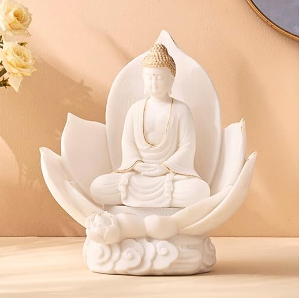 Lotus Buddha Statue Lotus Buddha showpiece Meditation Buddha