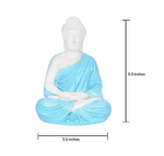 Load image into Gallery viewer, Handcrafted Polymarble Meditation/Dhyan Buddha Statue Lord Figurine/Idol (5.5-inch) (Blue)
